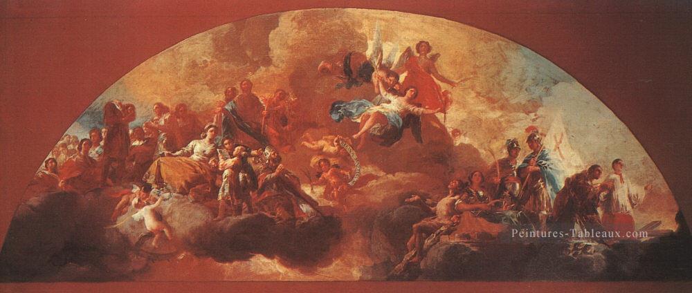 La Vierge Marie comme Reine des Martyrs Francisco de Goya Peintures à l'huile